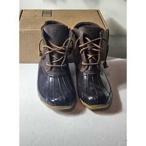 Sperry ladies waterproof boots Nwob